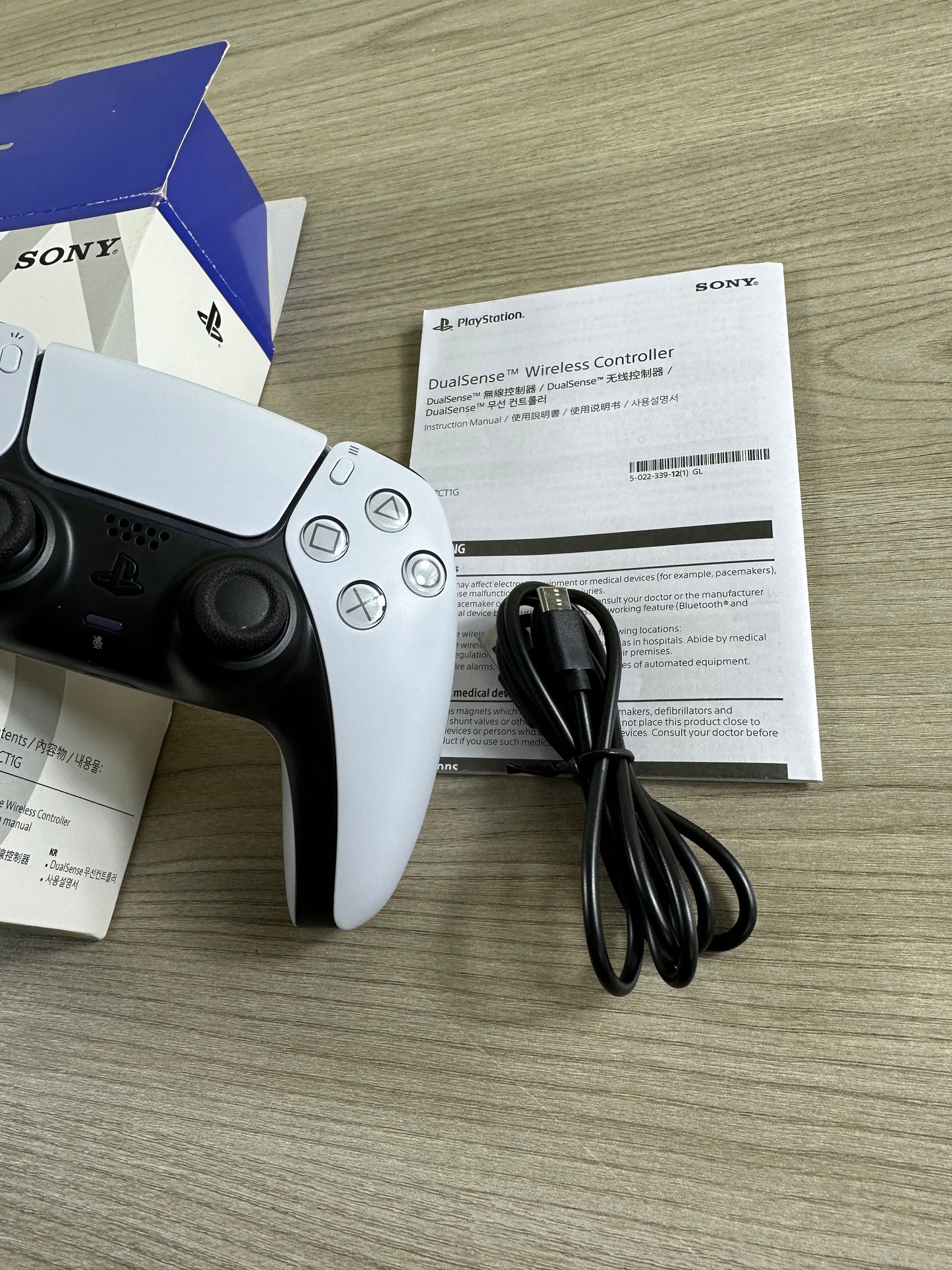 Mando Ps5 Dualsense Blanco